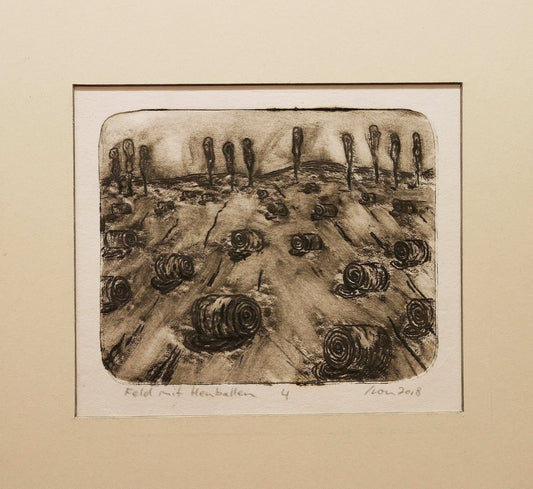 Field with Hay Bales no. 4