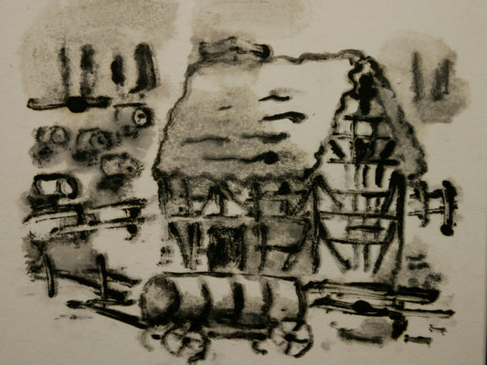 Haus mit Wagen 1, 4